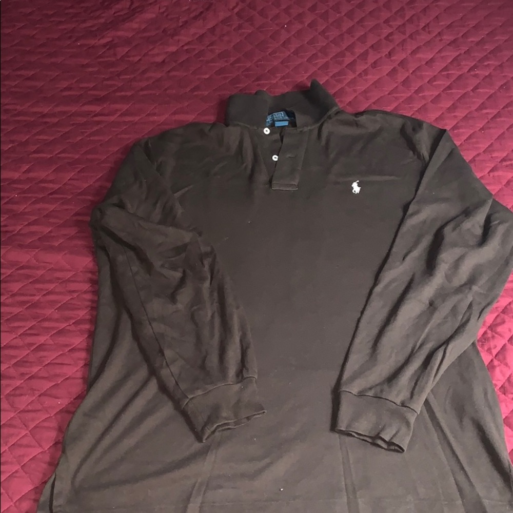 Men’s long sleeve polo